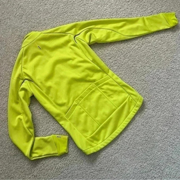 Mavic Women Biking Cycling Jacket Size Medium Yellow Full Zip Made In France - Picture 4 of 16